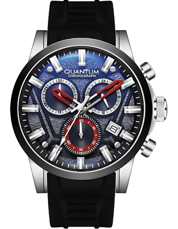 QUANTUM Men Chronograph Black Dial Watch - YQ800