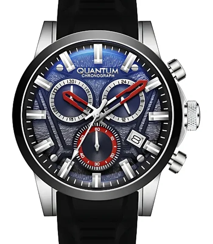 QUANTUM Men Chronograph Black Dial Watch - YQ800