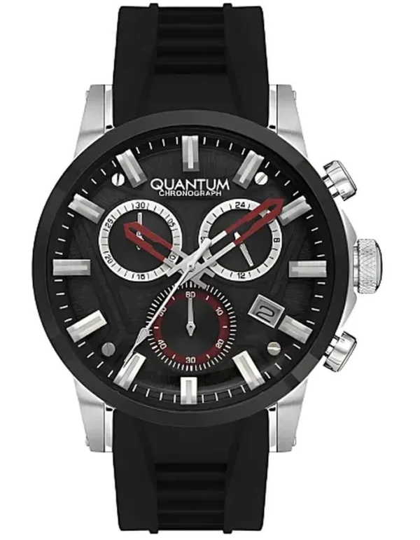 QUANTUM Men Chronograph All Black Dial Watch - YQ800