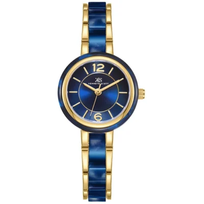 Kenneth Scott Women's Gold Dial Analog Watch