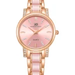 Kenneth Scott Women's Analog Pink Dial Watch