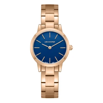 Lee Cooper Women's Analog Dark Blue Dial Watch