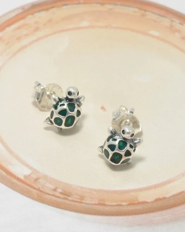 Silver Tortoise Earing - Image 4