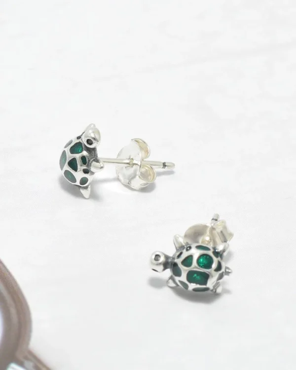 Silver Tortoise Earing - Image 6