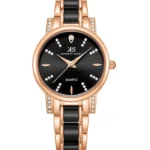Kenneth Scott Women's Analog Black Dial Watch