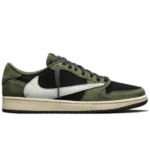 NK Travis Scott x Air AJ 1 Black Olive