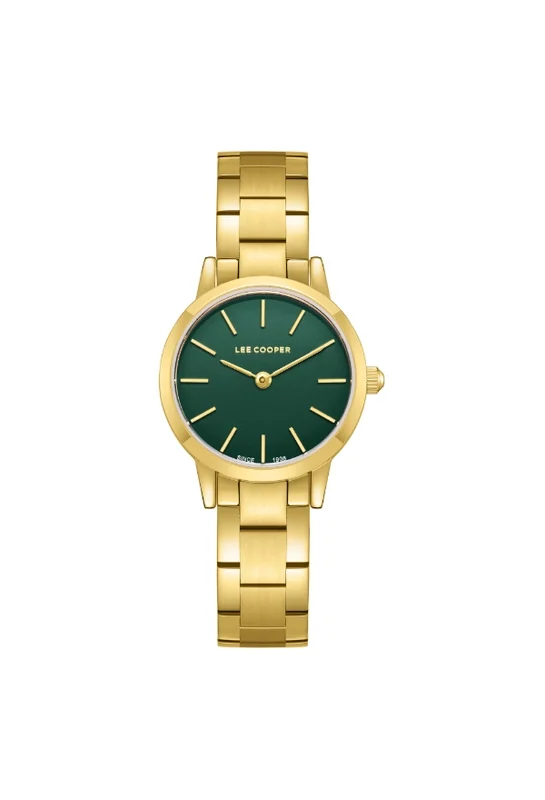 Lee Cooper Women's Analog Dark Green Dial Watch