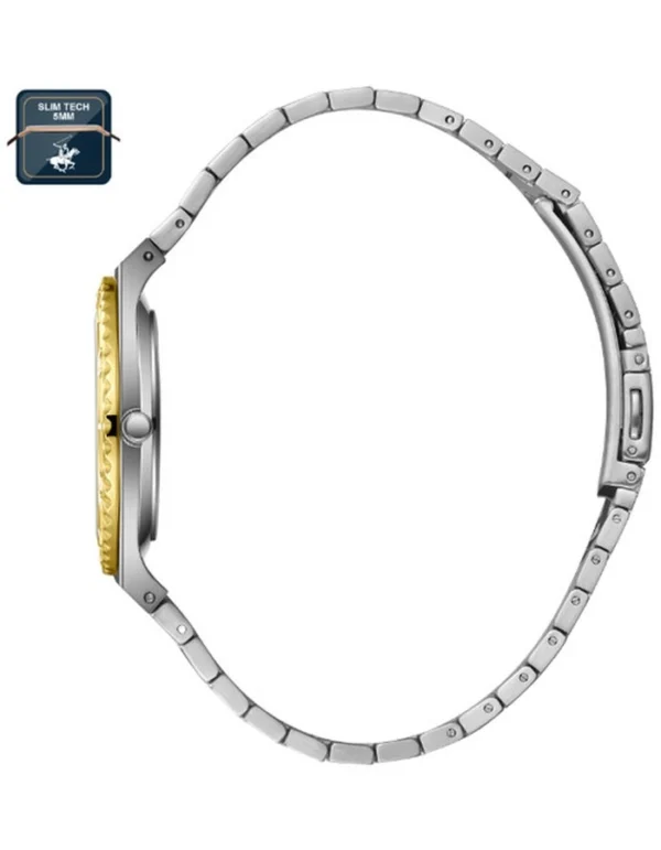 Beverly Hills Polo Club Women's Analog Gold Dial Watch - Image 3