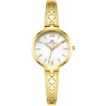 Kenneth Scott Women's White Dial Analog Watch.