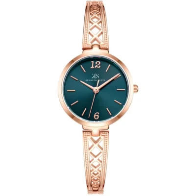 Kenneth Scott Women's Blue Dial Analog Watch