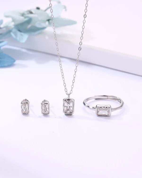 Eternal Allure Silver Jewellery Combo
