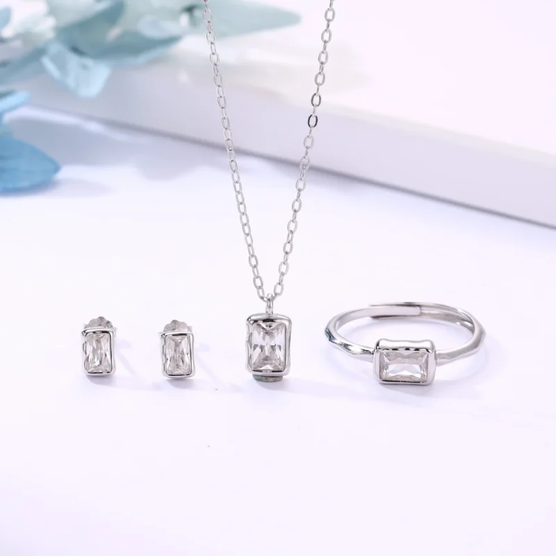 Eternal Allure Silver Jewellery Combo