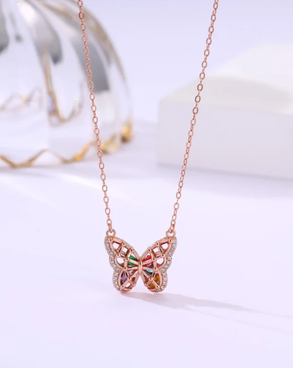 Aurora Wings Butterfly Charm Chain