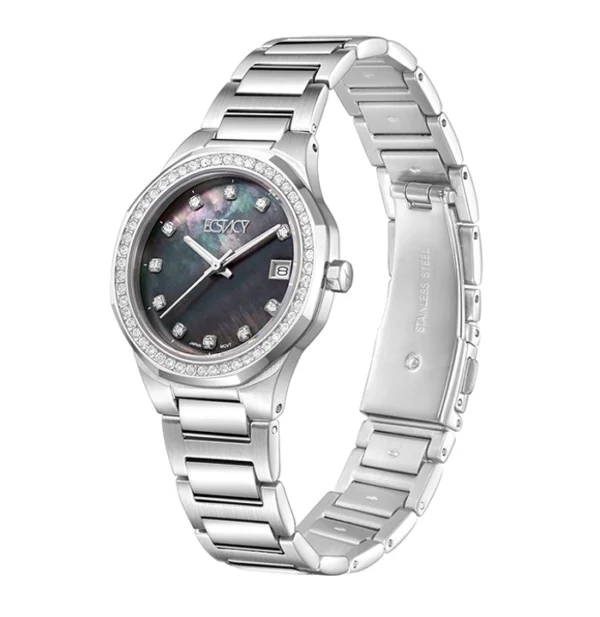 Ecstacy Women's Black MOP Dial Analog Watch - Image 3