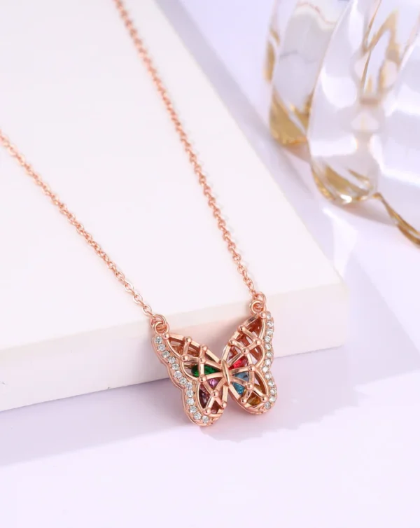 Aurora Wings Butterfly Charm Chain - Image 3