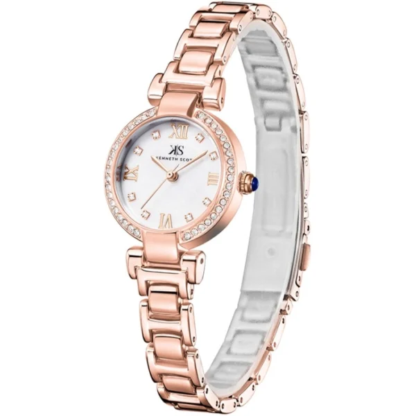 Kenneth Scott Women's Mother Of Pearl Dial Analog Watch - Image 2