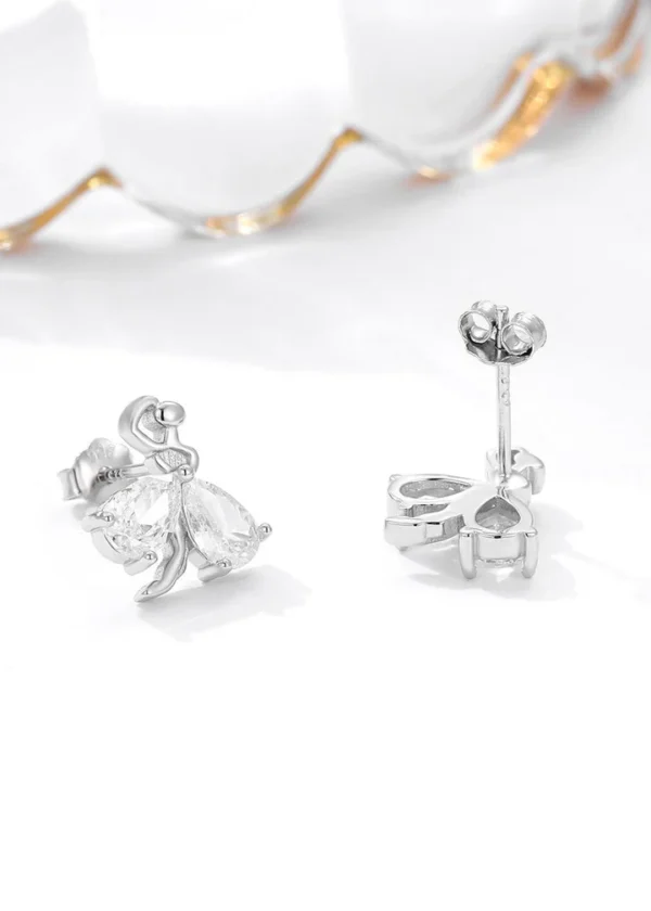 Swarovski White Stone Earrings - Image 5