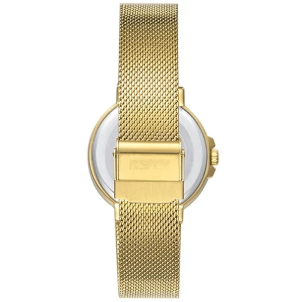Ecstacy Women's Champagne Sunray Dial Multi Function Watch - Image 4