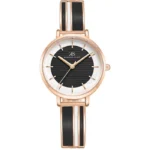 Kenneth Scott Women's Black Dial Analog Watch