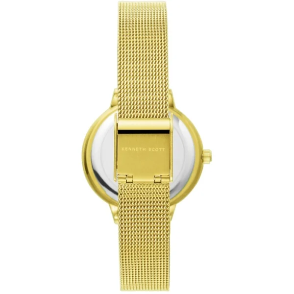 Kenneth Scott Women's Champagne Dial Analog Watch - Image 4