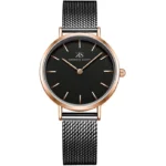 Kenneth Scott Women's Black Dial Analog Watch