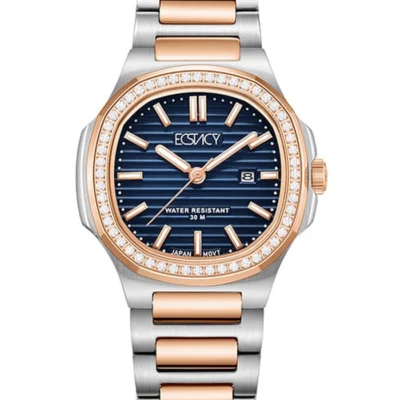 Ecstacy Women's Blue Dial Analog Watch