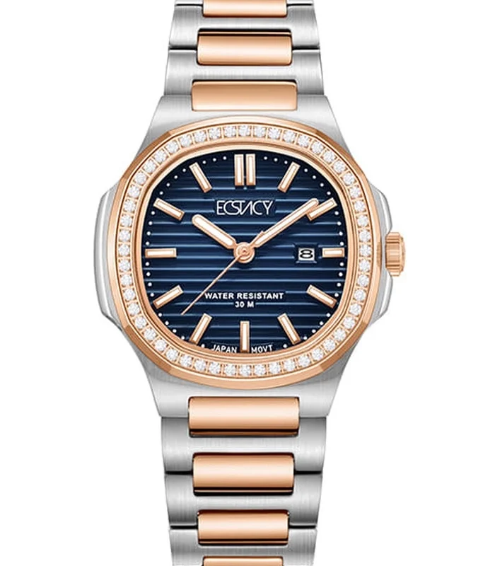 Ecstacy Women's Blue Dial Analog Watch