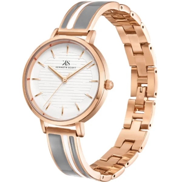 Kenneth Scott Women's Grey Dial Analog Watch - Image 2