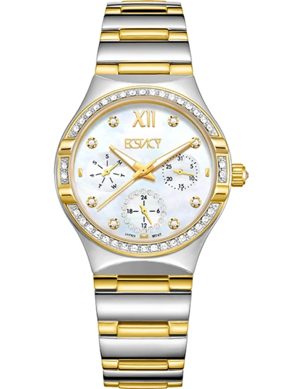 Ecstacy Women's MOP Dial Multi Function Watch