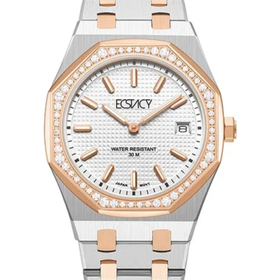 Ecstacy Women's White Dial Analog Watch