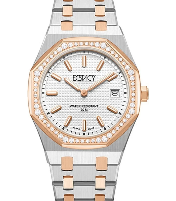 Ecstacy Women's White Dial Analog Watch