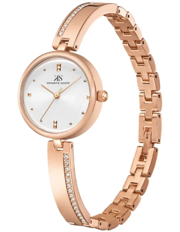 Kenneth Scott Women's White Dial Analog Watch - Image 2