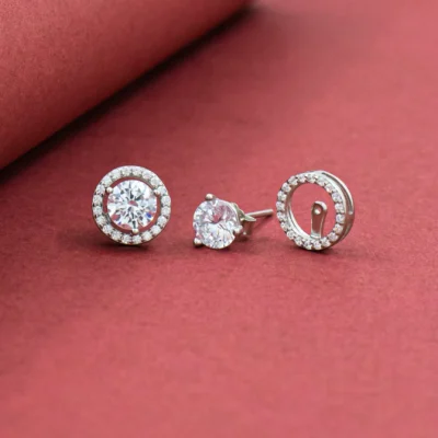 Dazzle Duo 2-in-1 Zircon Studs