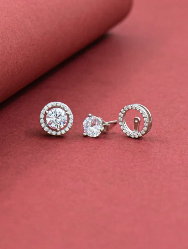 Dazzle Duo 2-in-1 Zircon Studs