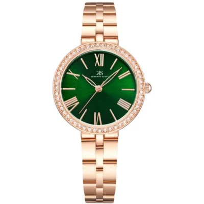 Kenneth Scott Women's Green Dial Analog Watch