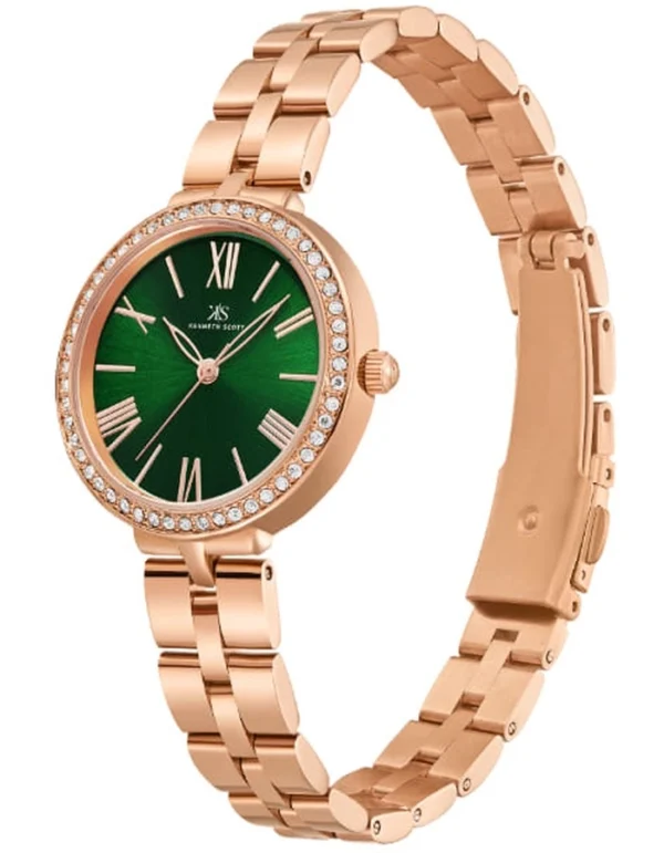 Kenneth Scott Women's Green Dial Analog Watch - Image 2