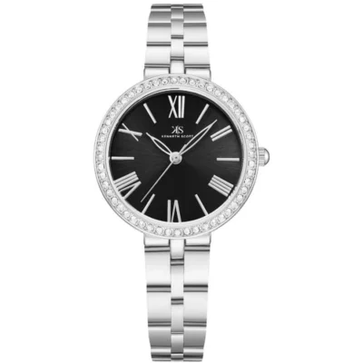 Kenneth Scott Women's Black Dial Analog Watch