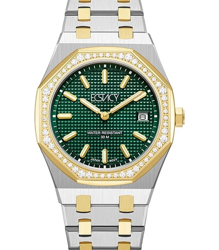 Ecstacy Women's Green Dial Analog Watch