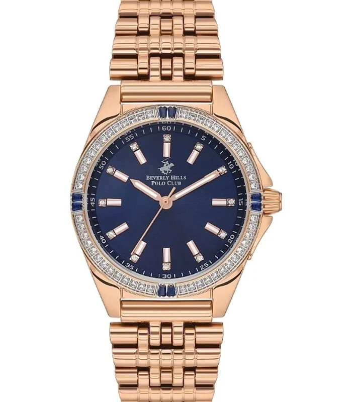 Beverly Hills Polo Club Women's Dark Blue Dial Analog Watch