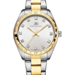 Kenneth Scott Women's White Dial Analog Watch