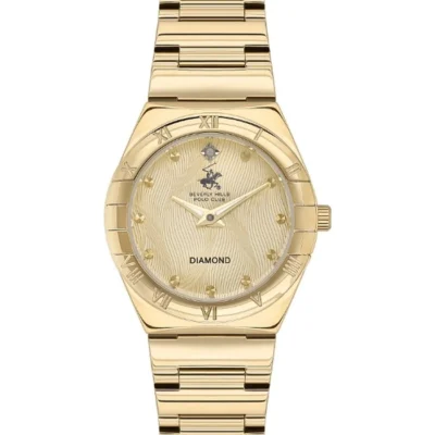 Beverly Hills Polo Club Women's Gold Dial Analog Watch