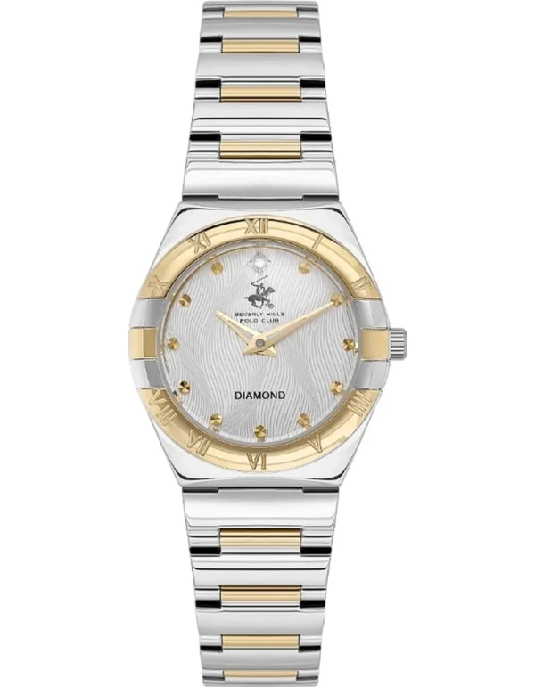 Beverly Hills Polo Club Women's White Dial Analog Watch