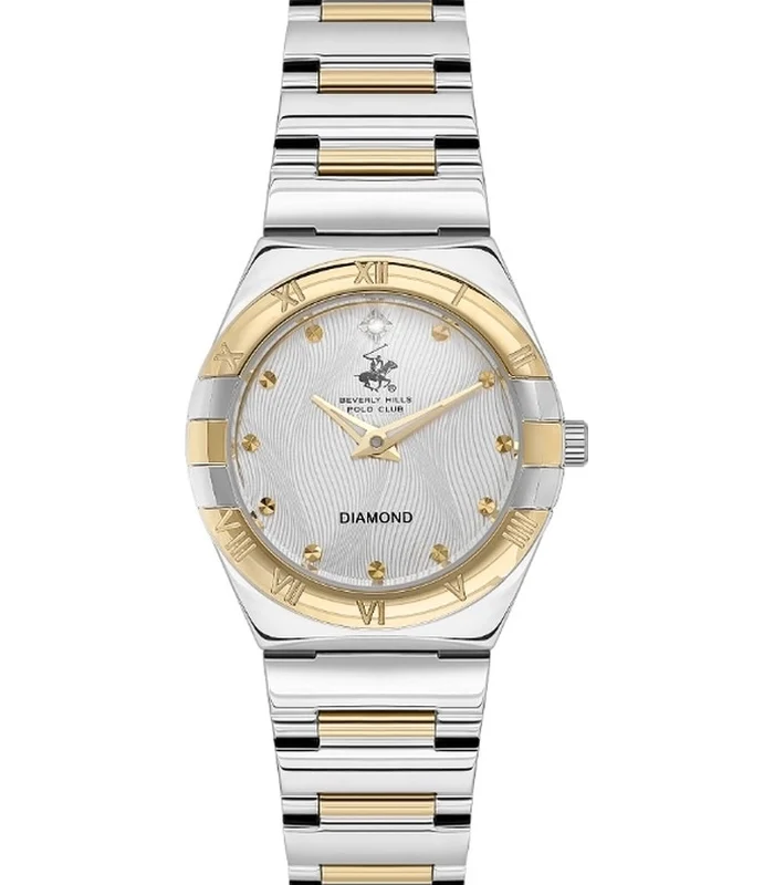 Beverly Hills Polo Club Women's White Dial Analog Watch