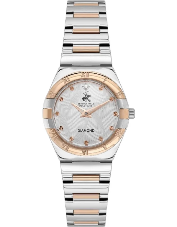 Beverly Hills Polo Club Women's White Dial Analog Watch