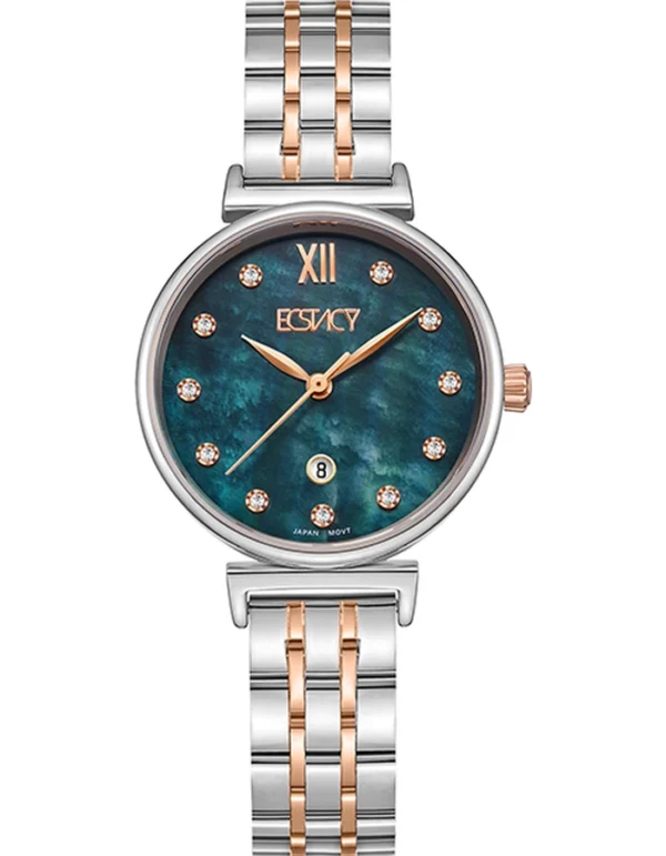 Ecstacy Women's Blue MOP Dial Analog Watch