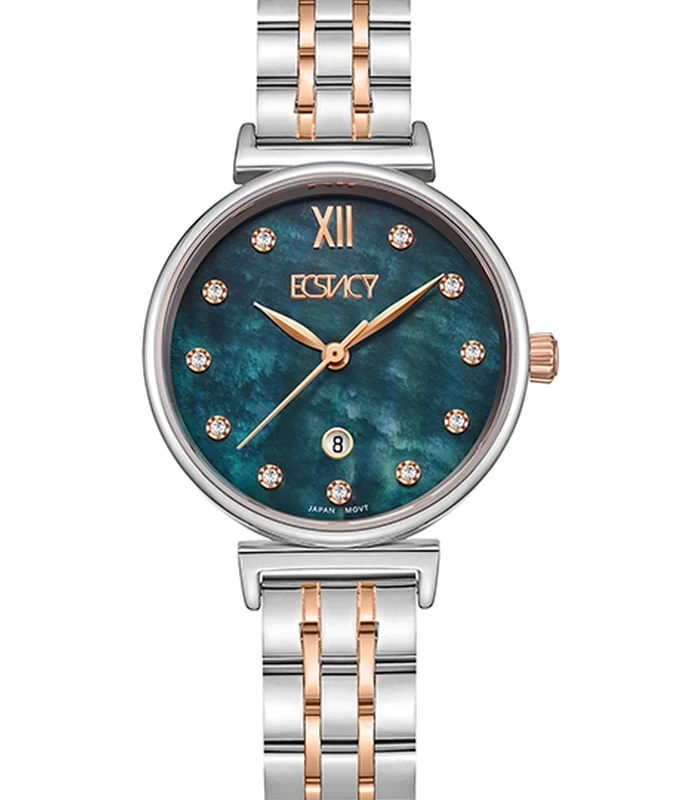 Ecstacy Women's Blue MOP Dial Analog Watch