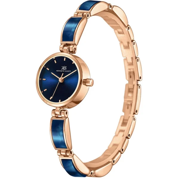 Kenneth Scott Women's Rose Gold Dial Analog Watch - Image 2