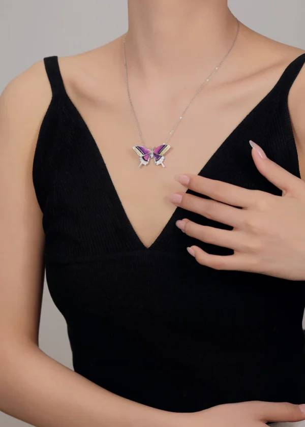 Exquisite Swarovski Idyllia Butterfly Pendant - Image 5