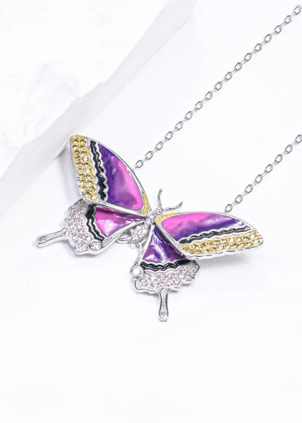 Exquisite Swarovski Idyllia Butterfly Pendant - Image 2