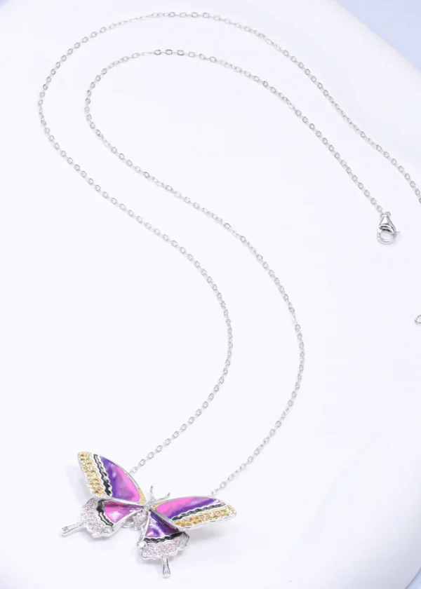 Exquisite Swarovski Idyllia Butterfly Pendant - Image 4